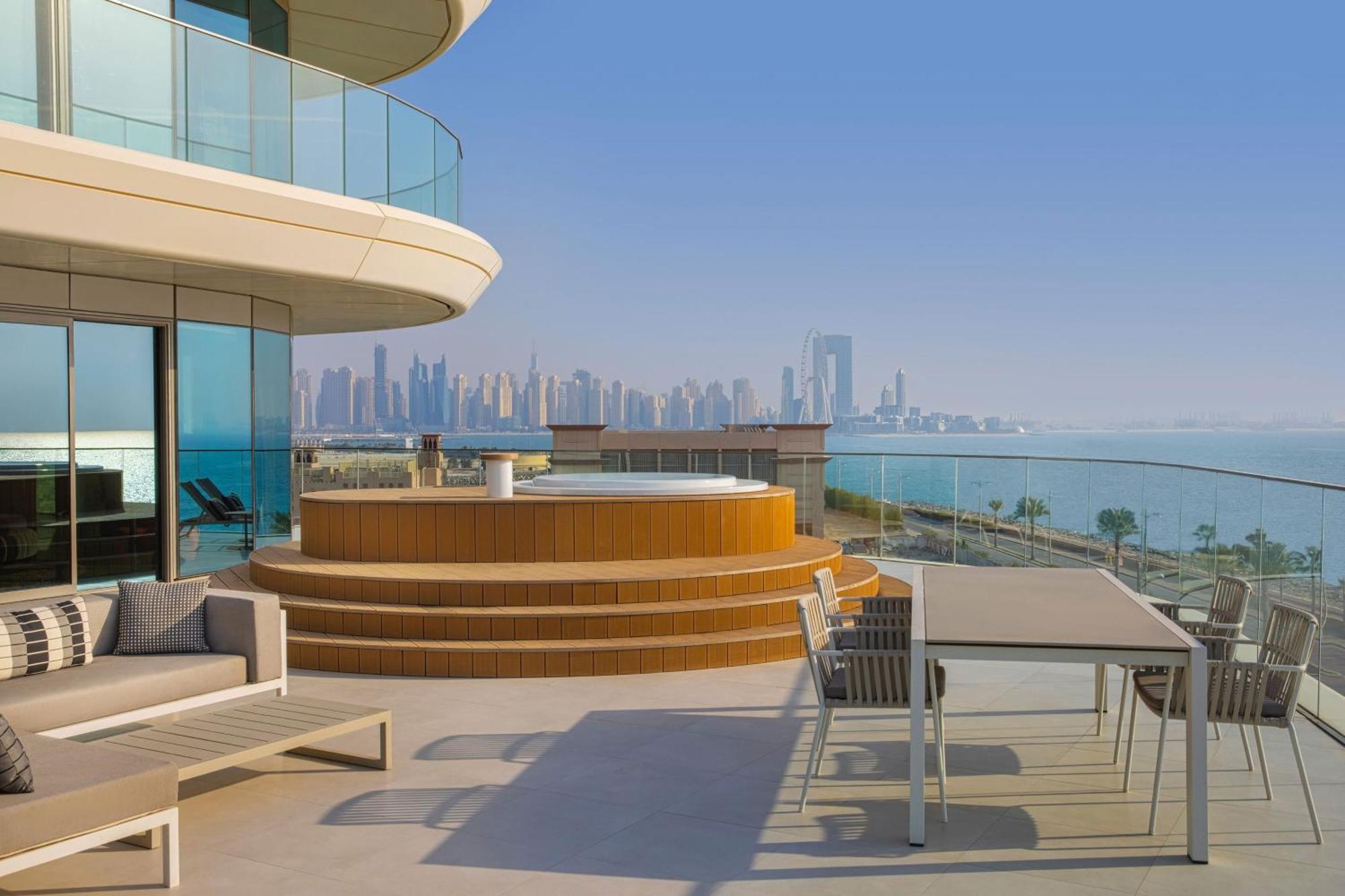 Hotel W Dubai - The Palm Esterno foto View from the penthouse