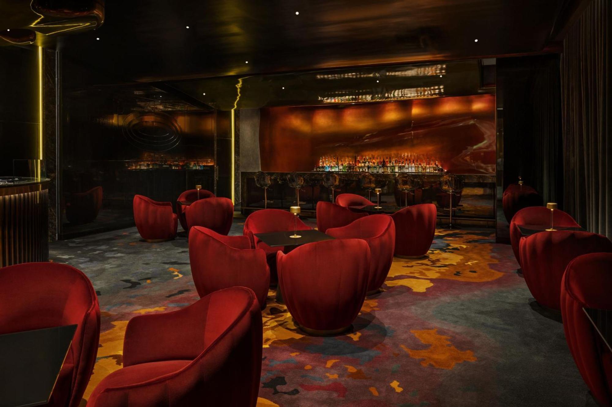 Hotel W Dubai - The Palm Esterno foto The interior of the bar